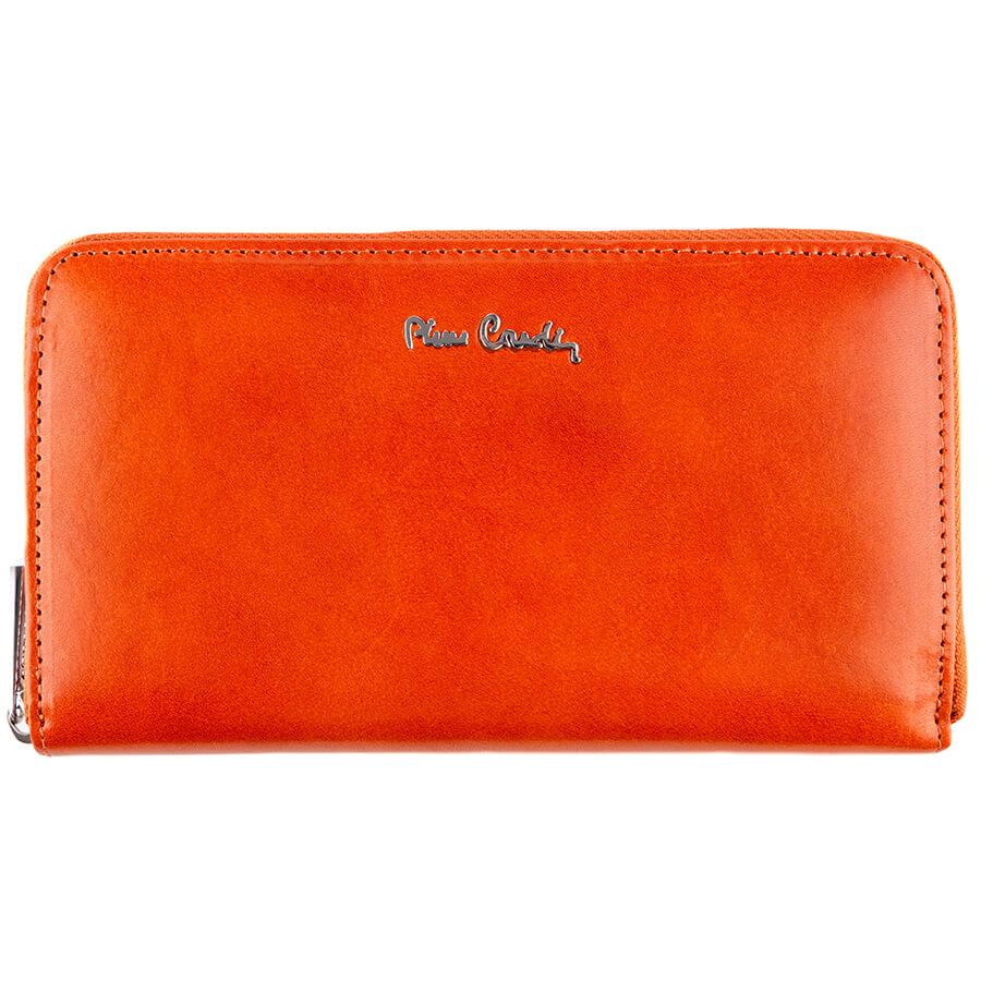 Pierre Cardin | Дамско портмоне от естествена кожа GPD123, Оранжев 1