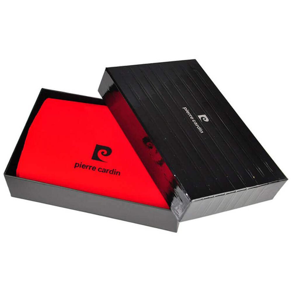 Pierre Cardin | Дамско портмоне от естествена кожа GPD115, Бордо 2
