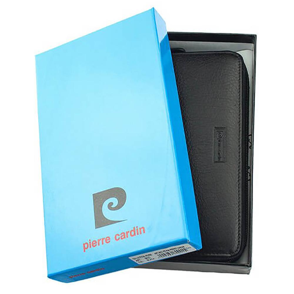 Pierre Cardin | Дамско портмоне от естествена кожа GPD125, Черен 5