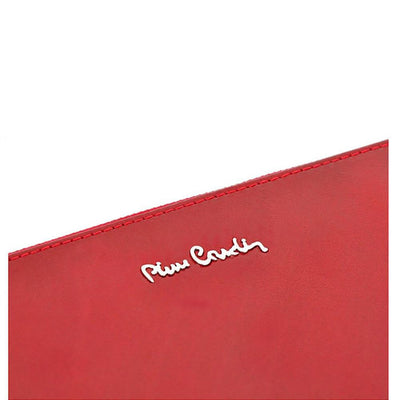 Pierre Cardin | Дамско портмоне от естествена кожа GPD103, Червен 3