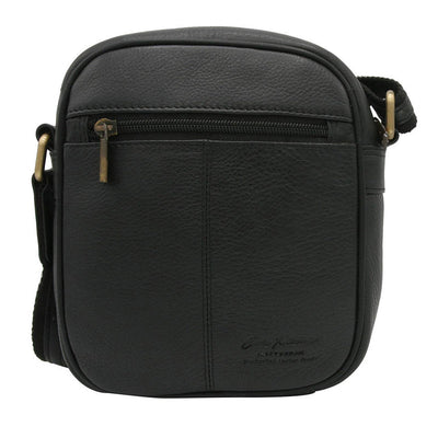 Мъжка кожена чанта GBU565, Черен 3