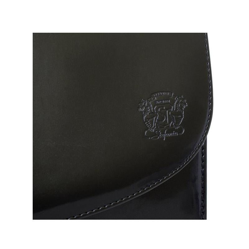 Мъжка бизнес чанта от естествена кожа GS504, Черен 7