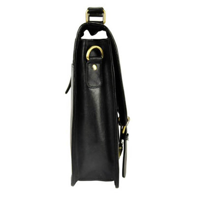 Мъжка бизнес чанта от естествена кожа GS520, Черен 7