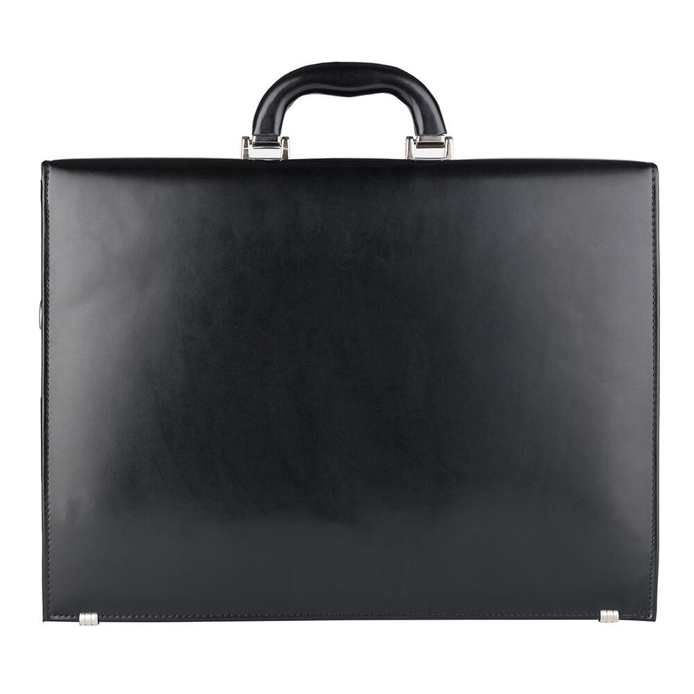 Мъжка бизнес чанта от естествена кожа GS535, Черен 4