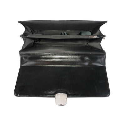 Мъжка бизнес чанта от естествена кожа GS536, Черен 3