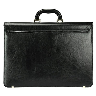 Мъжка бизнес чанта от естествена кожа GS538, Черен 7