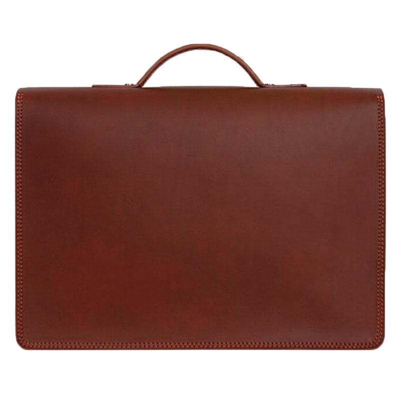 Pierre Cardin | Мъжка бизнес чанта от естествена кожа GS510, Кафяв 5