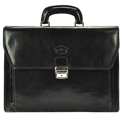 Мъжка бизнес чанта от естествена кожа GS531, Черен 1